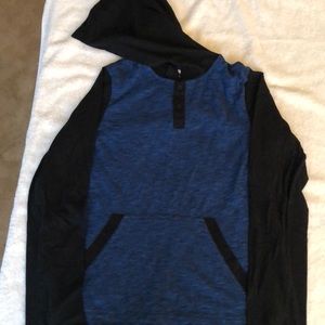 Tony hawk long sleeve hooded t shirt